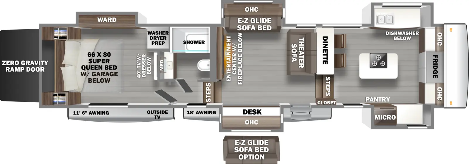 Riverstone 42FSKG Floorplan